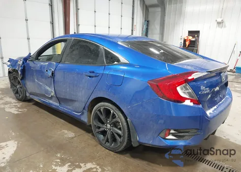 2020 Honda Civic Sport z USA, uszkodzony, nr VIN 19XFC2F89LE010337